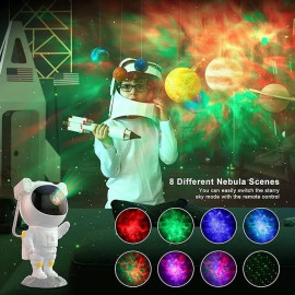 One94Store Night Lamp, Astronaut Galaxy Projector Night Light, with Remote Control Timer 360° Adjustable Kids Astronaut Led Lamp for Baby Adults Bedroom, Gaming Room, Home Party