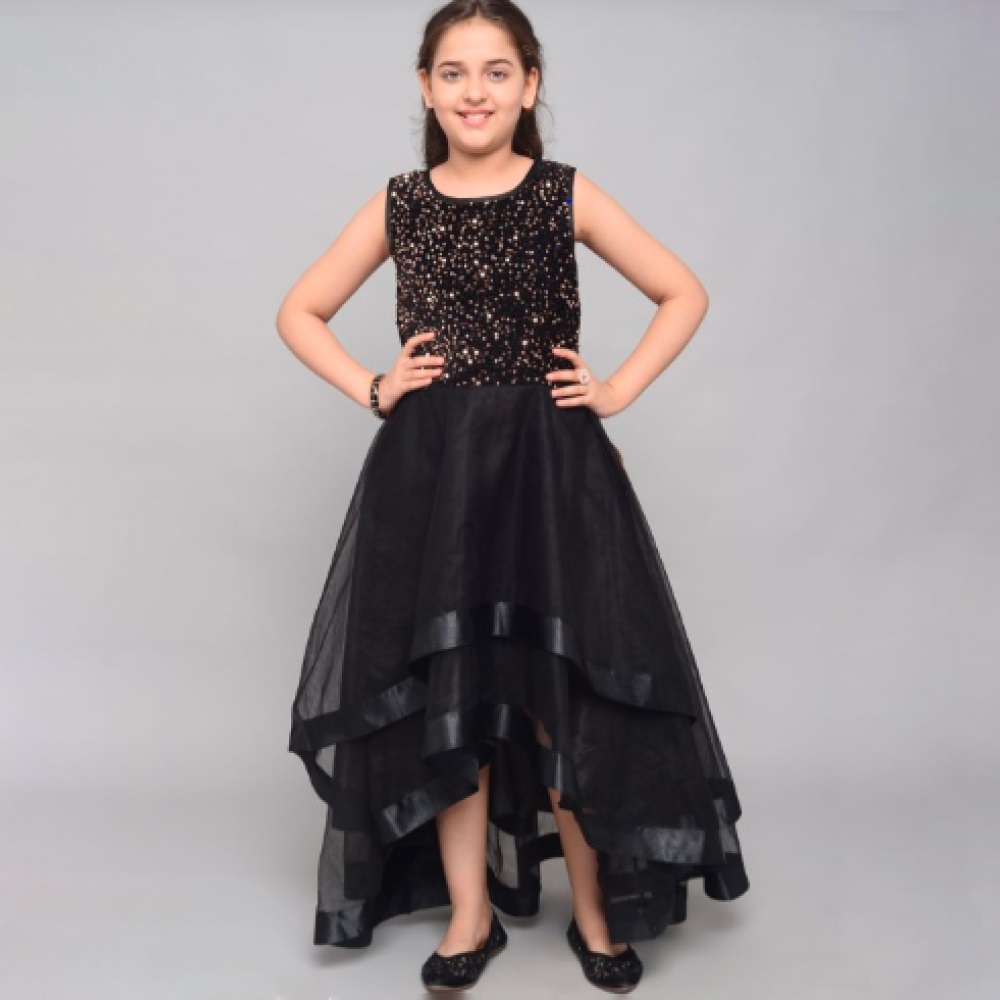 Luxurious Gold Sequined Silk Maxi Dress – Elegant Sleeveless Evening Gown with Asymmetric Hem