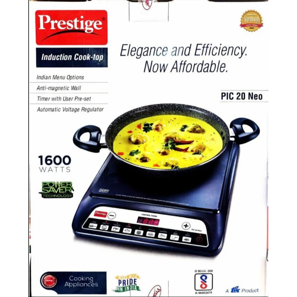 Prestige PIC 20 Induction Cooktop – Smart, Energy-Efficient Cooking Appliance